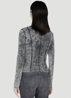 Mercury Collared Top