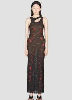 Mesh Maxi Dress