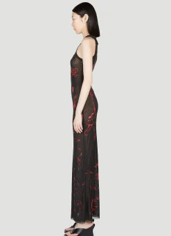 Mesh Maxi Dress