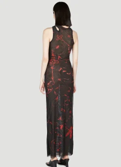Mesh Maxi Dress
