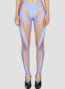Mesh Panel Leggings