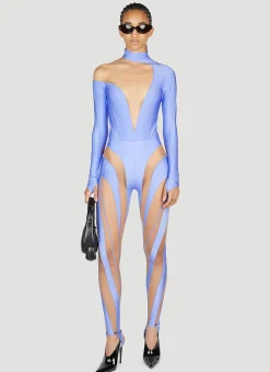 Mesh Panel Leggings