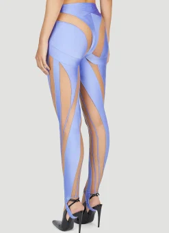 Mesh Panel Leggings