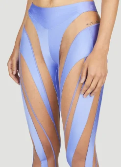 Mesh Panel Leggings