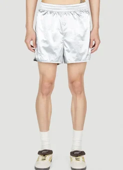 Metallic Track Shorts