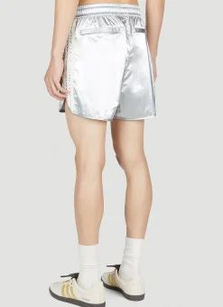 Metallic Track Shorts
