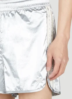 Metallic Track Shorts