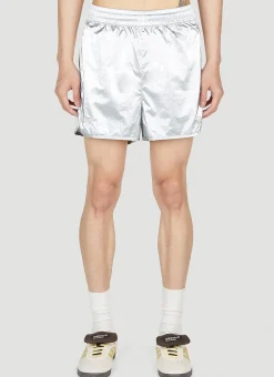 Metallic Track Shorts