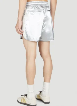 Metallic Track Shorts