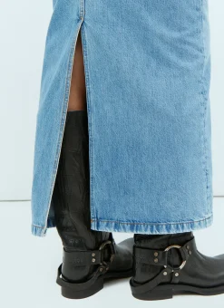 Midi Denim Skirt