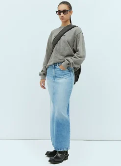 Midi Denim Skirt