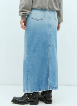 Midi Denim Skirt