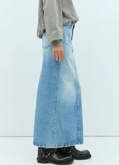 Midi Denim Skirt