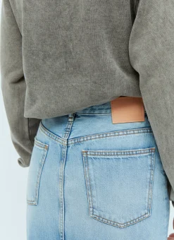 Midi Denim Skirt