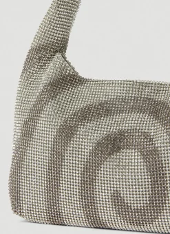 Mini Crystal Mesh Armpit Shoulder Bag