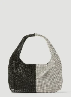 Mini Crystal Mesh Armpit Shoulder Bag