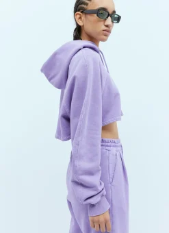 Mini Hooded Crystal Embellished Sweatshirt