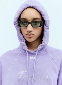 Mini Hooded Crystal Embellished Sweatshirt