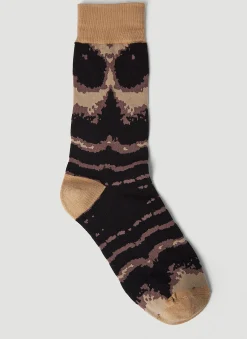 Moire Dress Socks