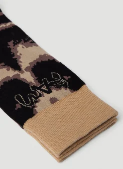 Moire Dress Socks