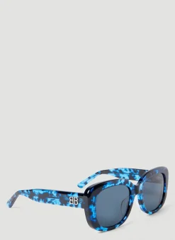 Monaco Square Tortoiseshell Sunglasses