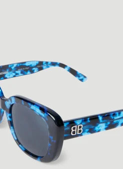 Monaco Square Tortoiseshell Sunglasses