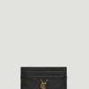 Monogram Grain De Poudre Matelasse Card Case