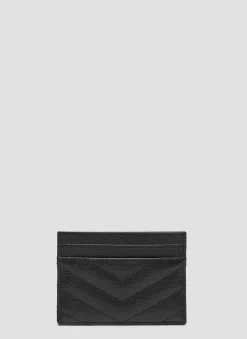 Monogram Grain De Poudre Matelasse Card Case