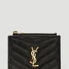 Monogram Grain De Poudre Zipped Card Case