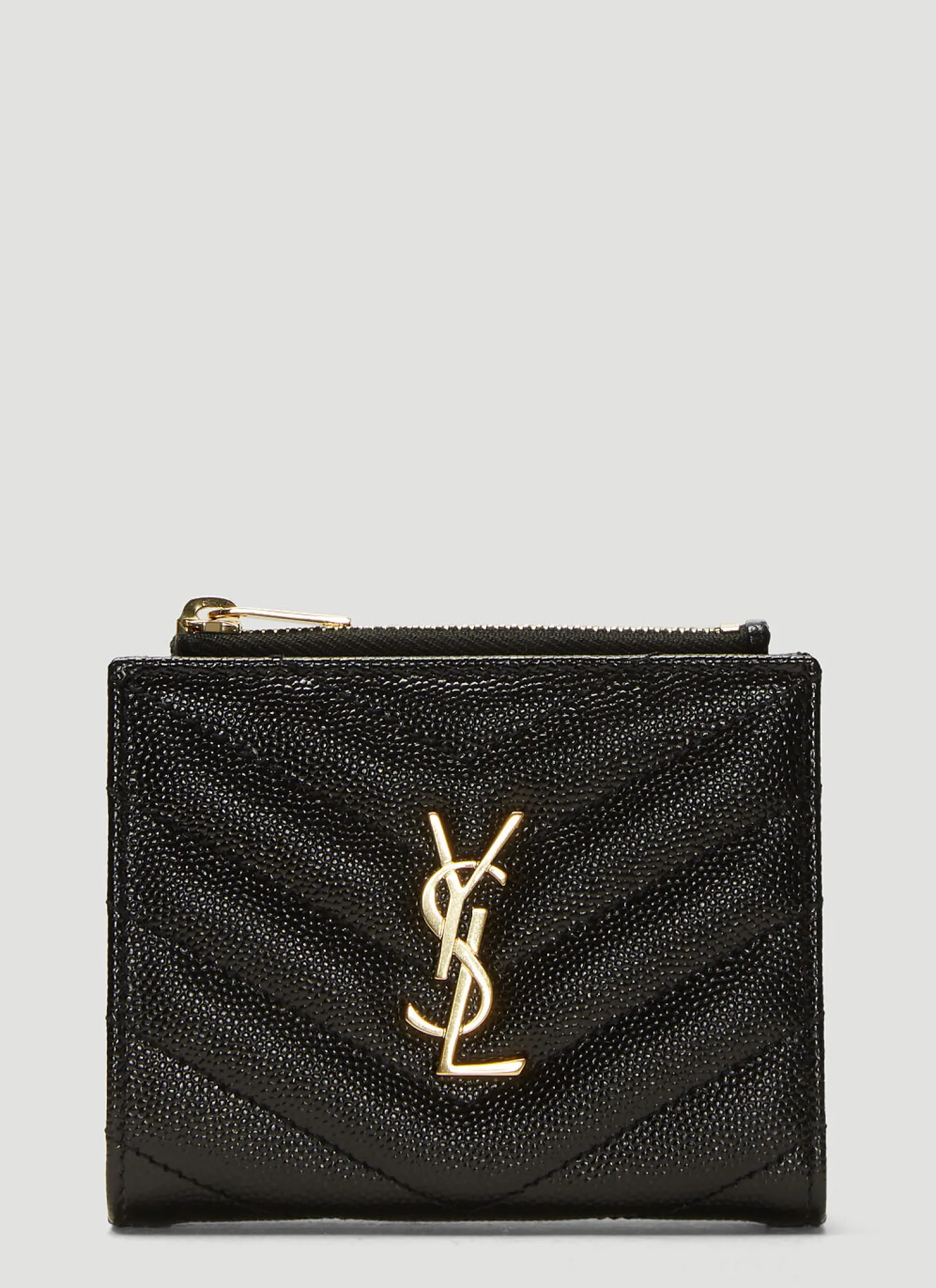 Monogram Grain De Poudre Zipped Card Case