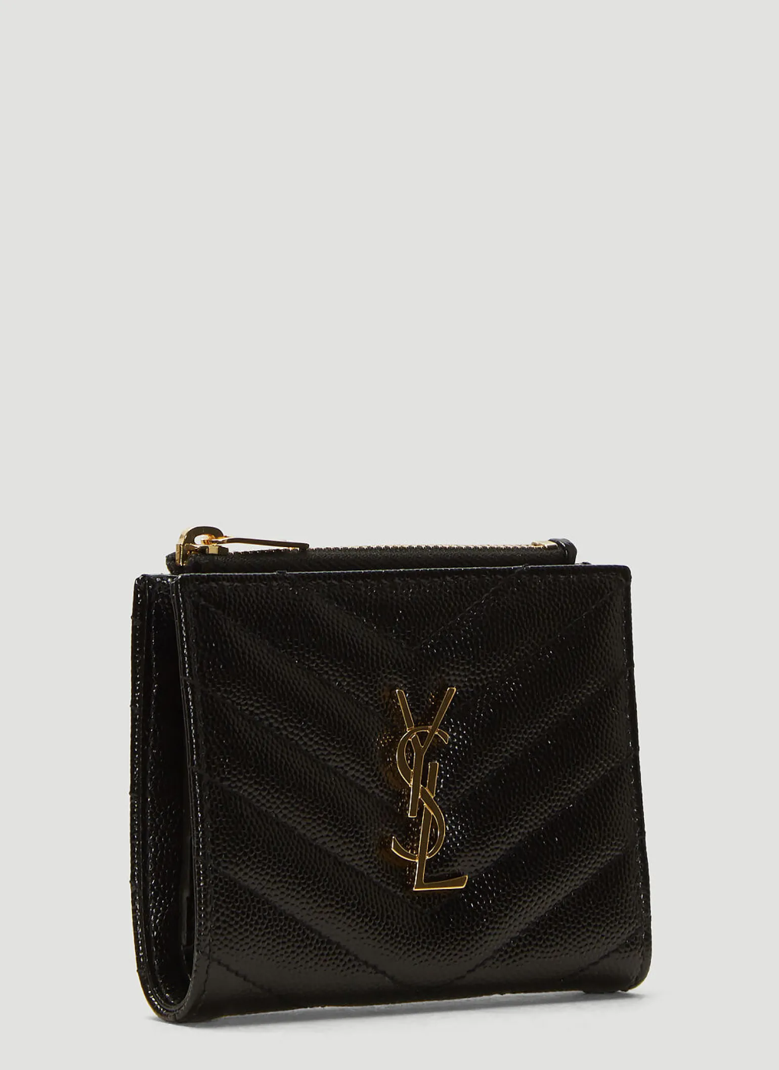 Monogram Grain De Poudre Zipped Card Case
