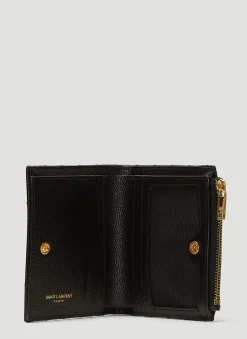 Monogram Grain De Poudre Zipped Card Case