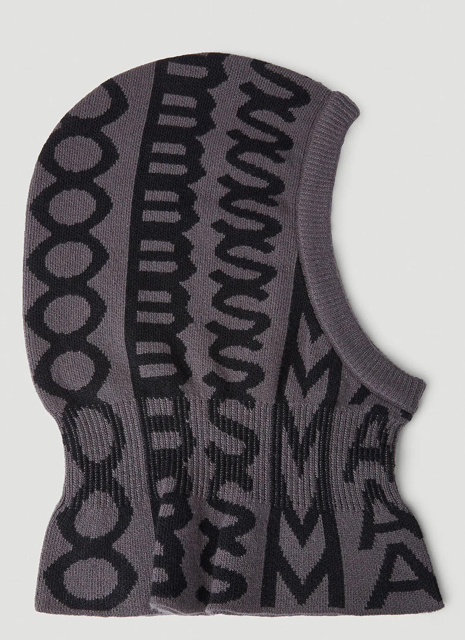 Monogram Intarsia Balaclava