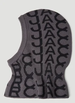 Monogram Intarsia Balaclava