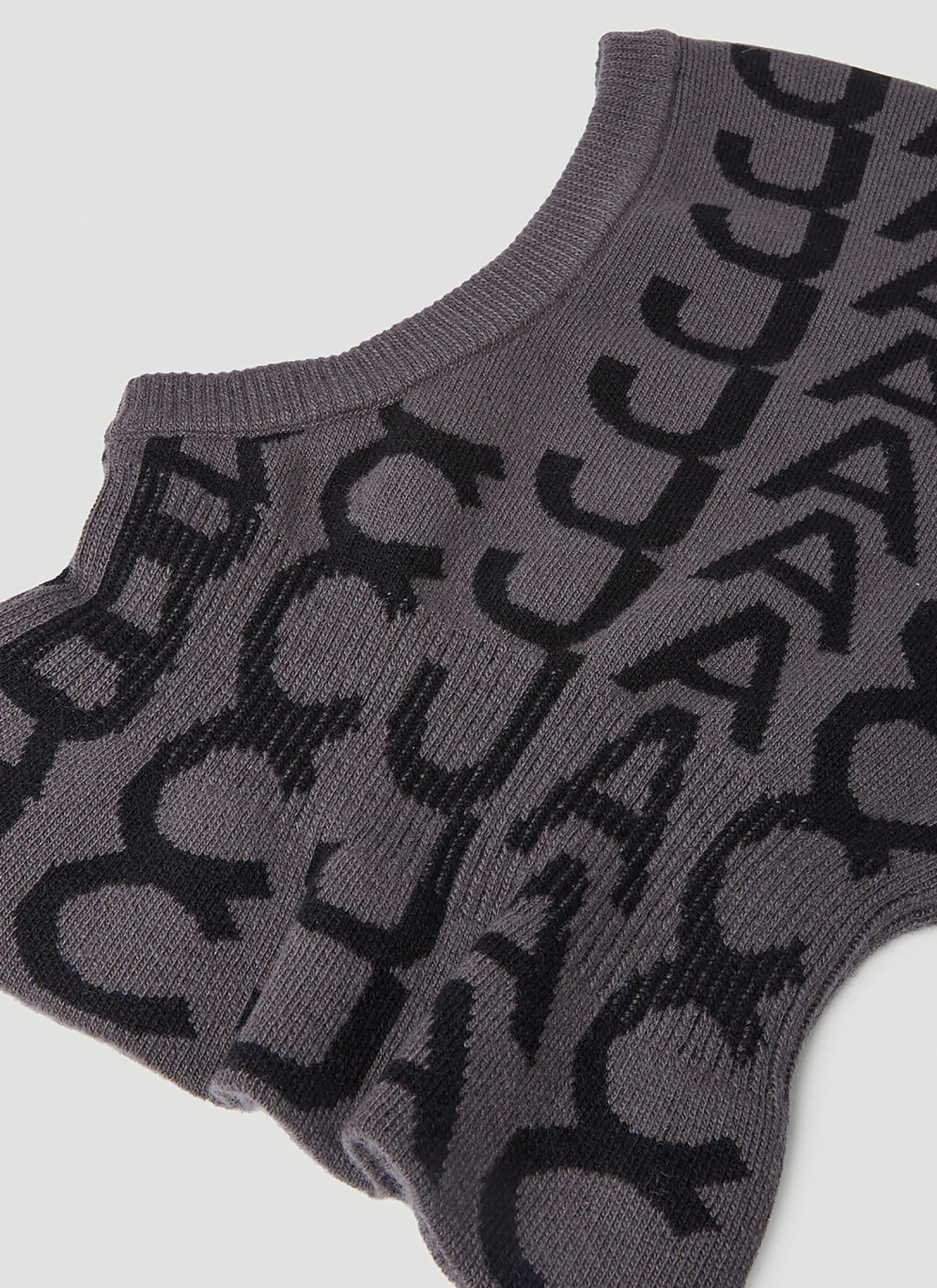 Monogram Intarsia Balaclava