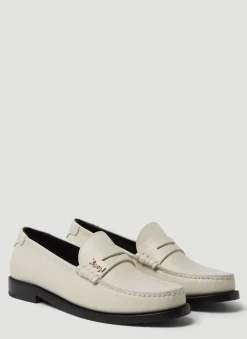Monogram Plaque Loafers