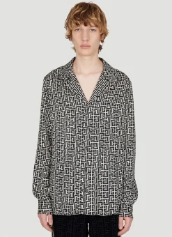 Monogram Print Shirt