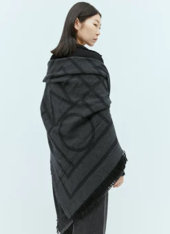 Monogram Wool Cashmere Scarf