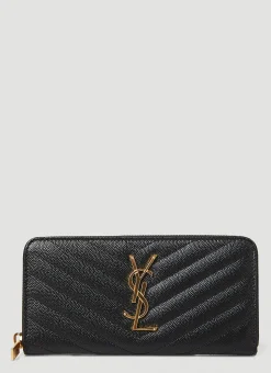 Monogram Zip-Around Wallet