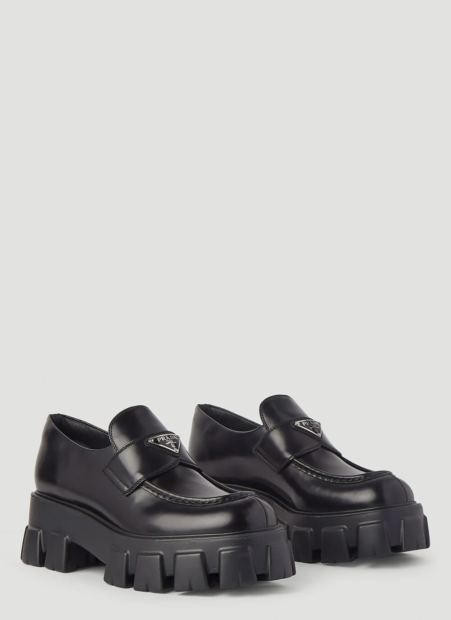 Monolith Platform Leather Loafers