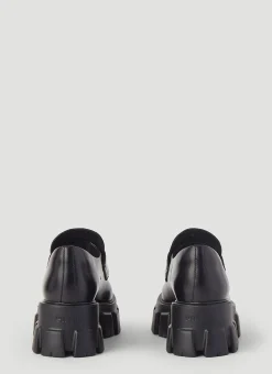Monolith Platform Leather Loafers