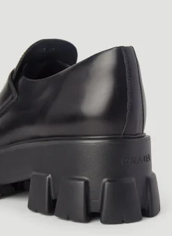 Monolith Platform Leather Loafers