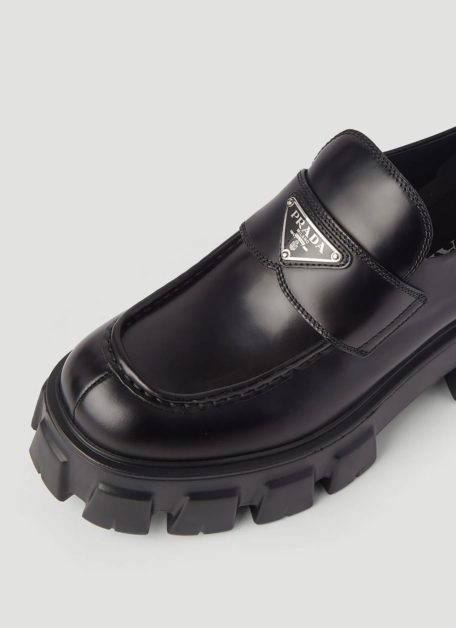 Monolith Platform Leather Loafers