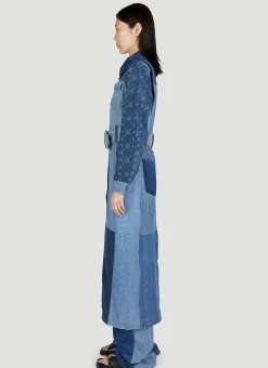 Moon Print Denim Coat