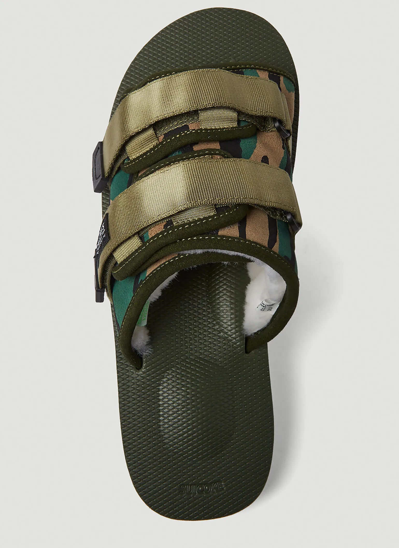 Moto-Mab Shearling Sandals