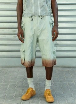 Multi Pocket Cargo Bermuda Shorts