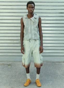 Multi Pocket Cargo Bermuda Shorts