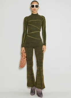 Mummy High Neck Knit Top