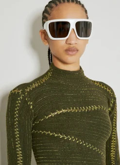 Mummy High Neck Knit Top
