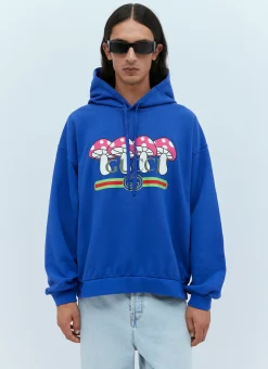 Mushroom Logo Hooded Sweatshirt